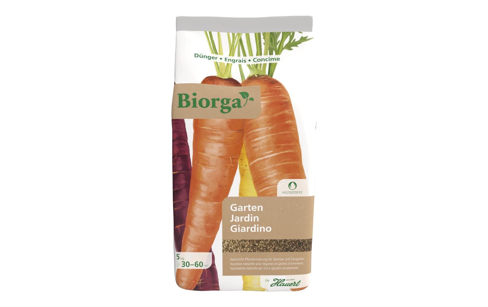 Hauert Biorga Gartendünger für Gemüse und Blumen, 5 kg