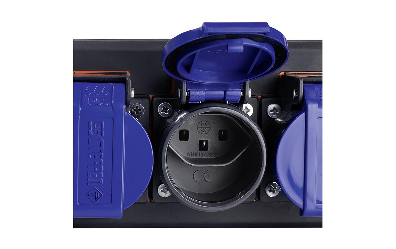 STEFFEN Industrie-Steckerleiste Professional 6x T23 IP55, 5 m