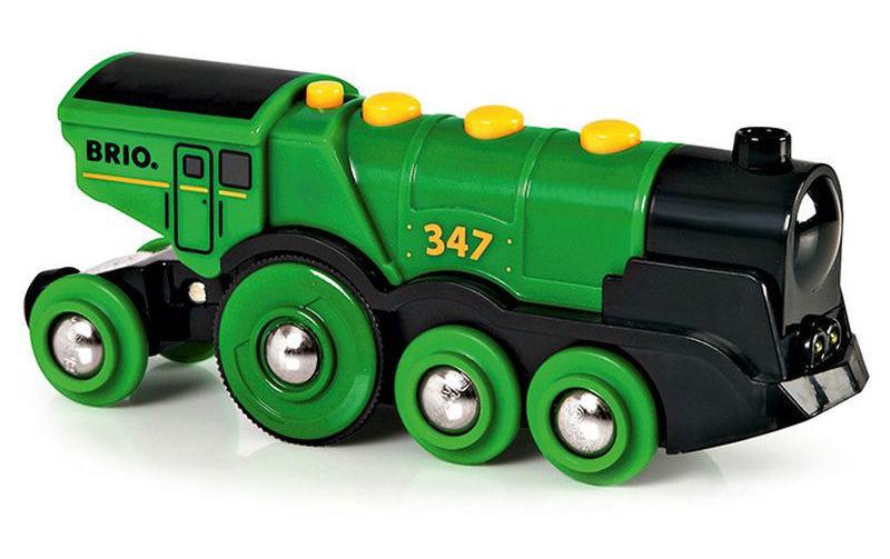 BRIO Eisenbahn Grüner Gustav Batterielok BRIO Eisenbahn Grüner Gustav Batterielok