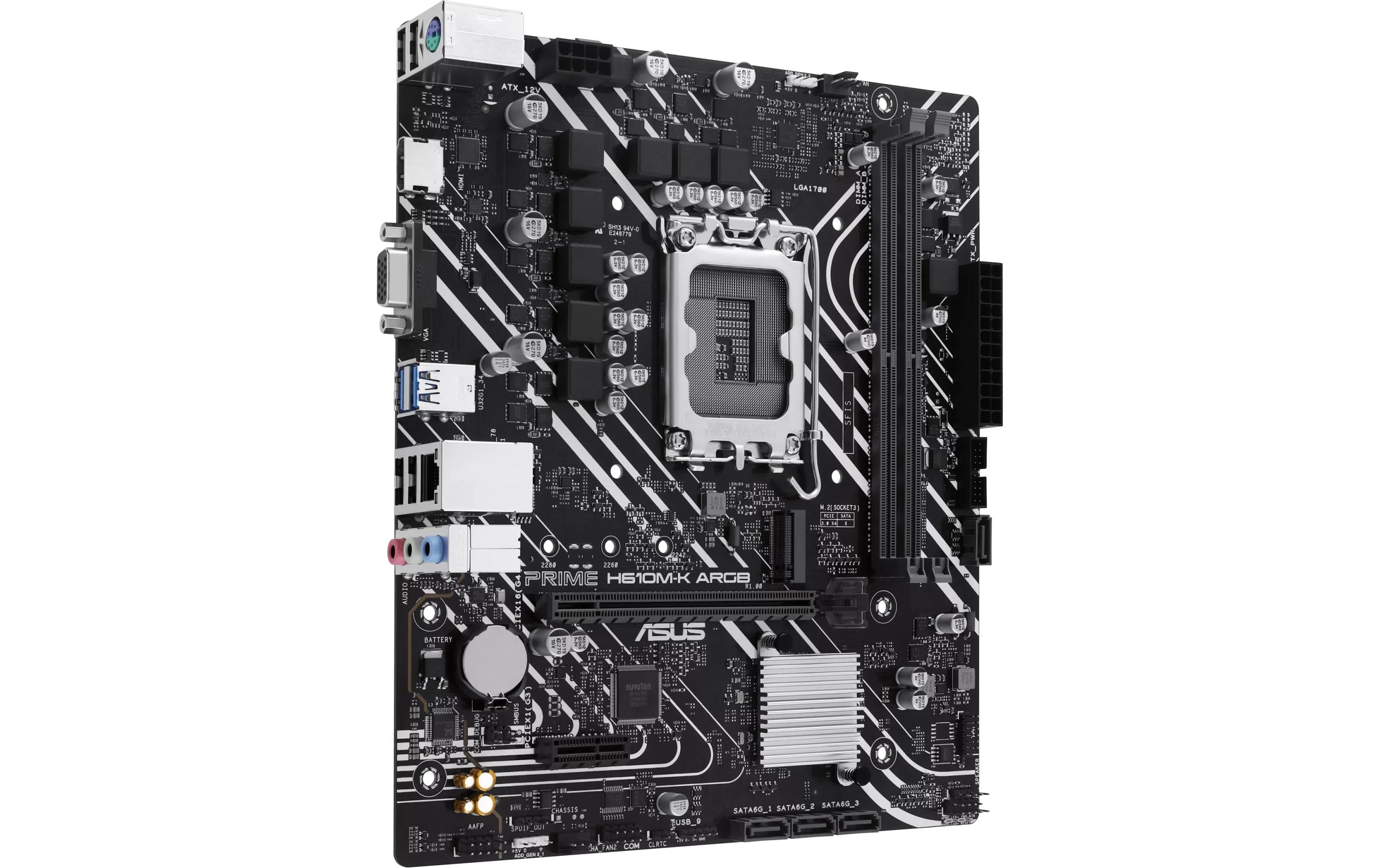 ASUS Mainboard PRIME H610M-K ARGB