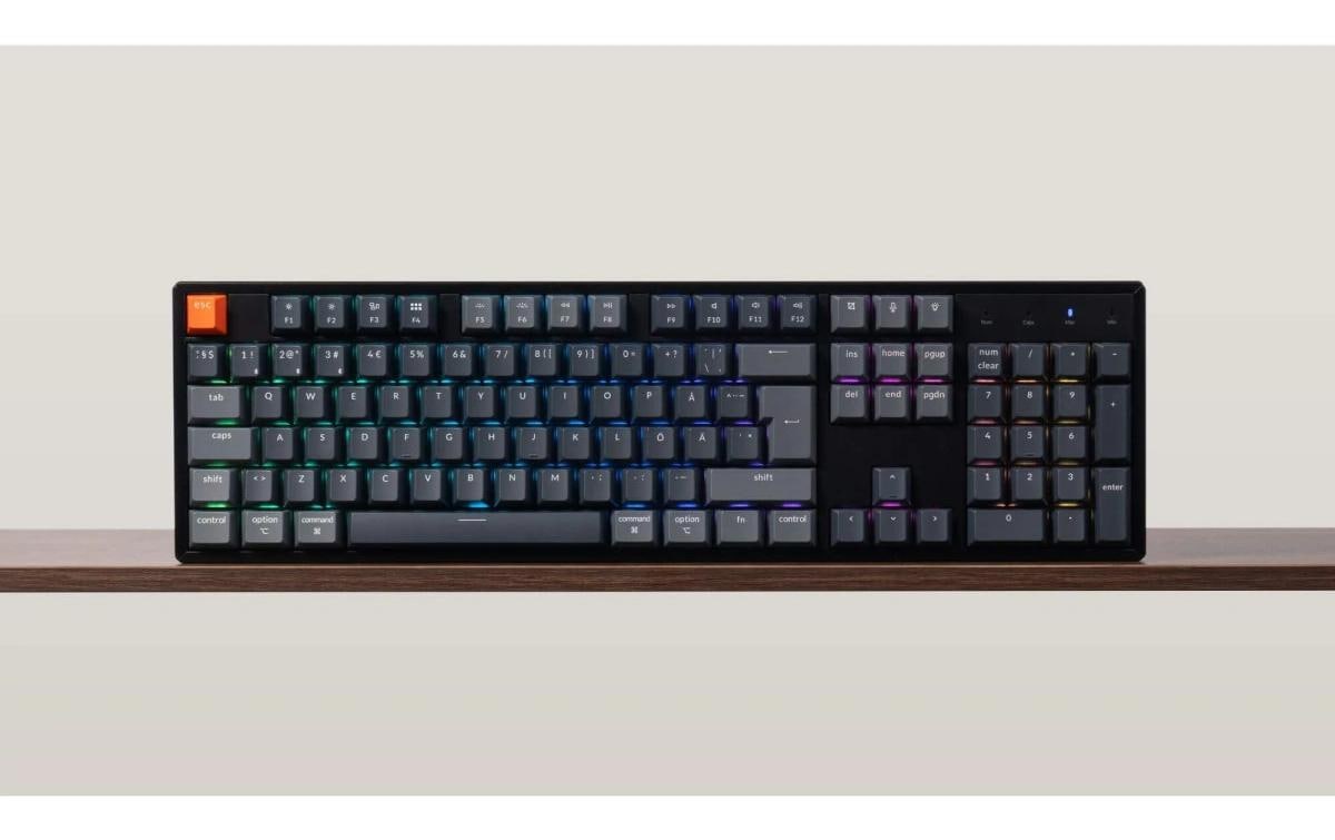 Keychron Gaming-Tastatur K10 QMK Version 2 Red Switch