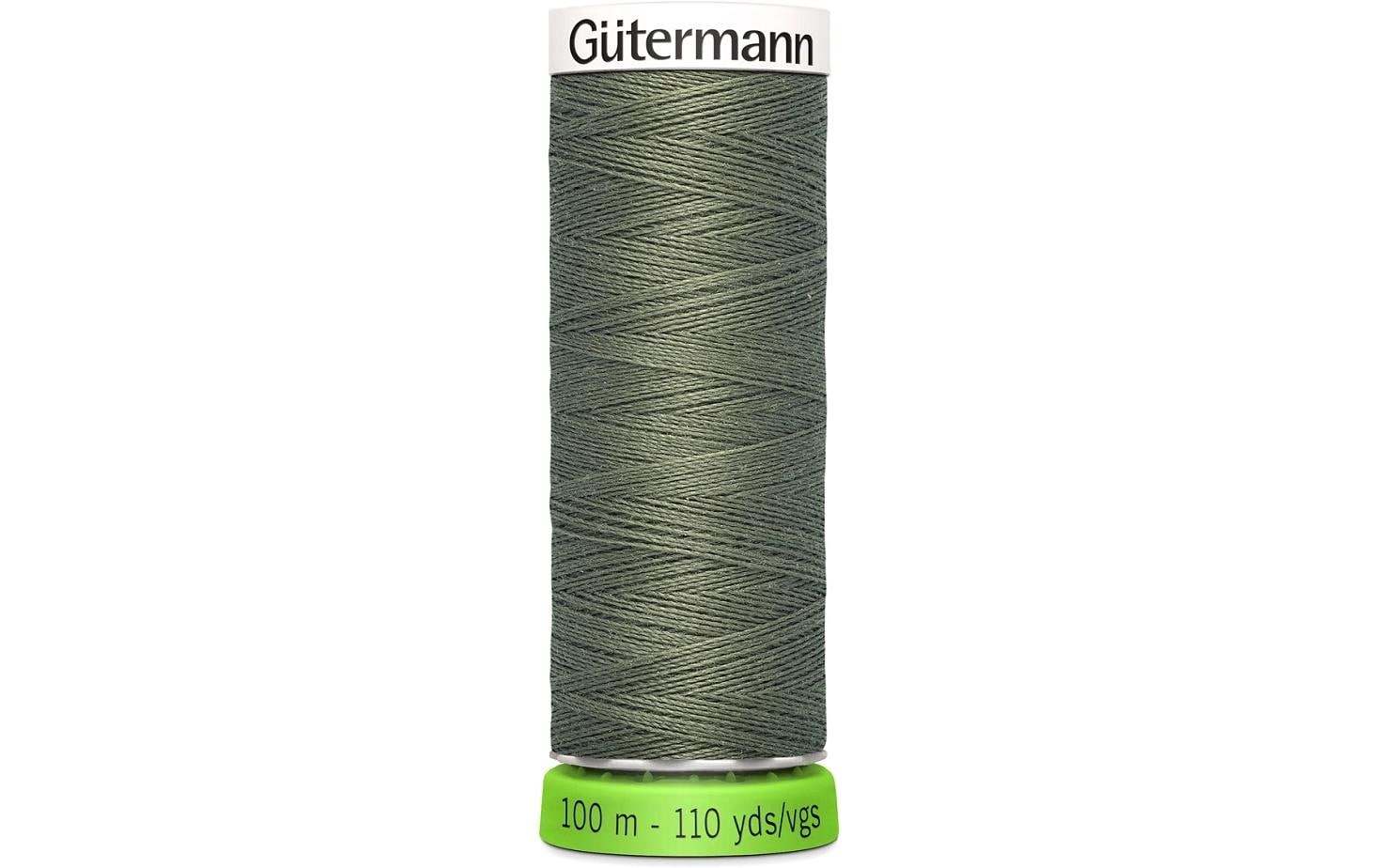 Gütermann Näh- und Stickgarn Allesnäher rPET 100 m Olivgrün
