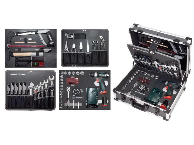 Kraftwerk Werkzeugkoffer B147 Metabo 3/8, 100-teilig Kraftwerk Werkzeugkoffer B147 Metabo 3/8, 100-teilig