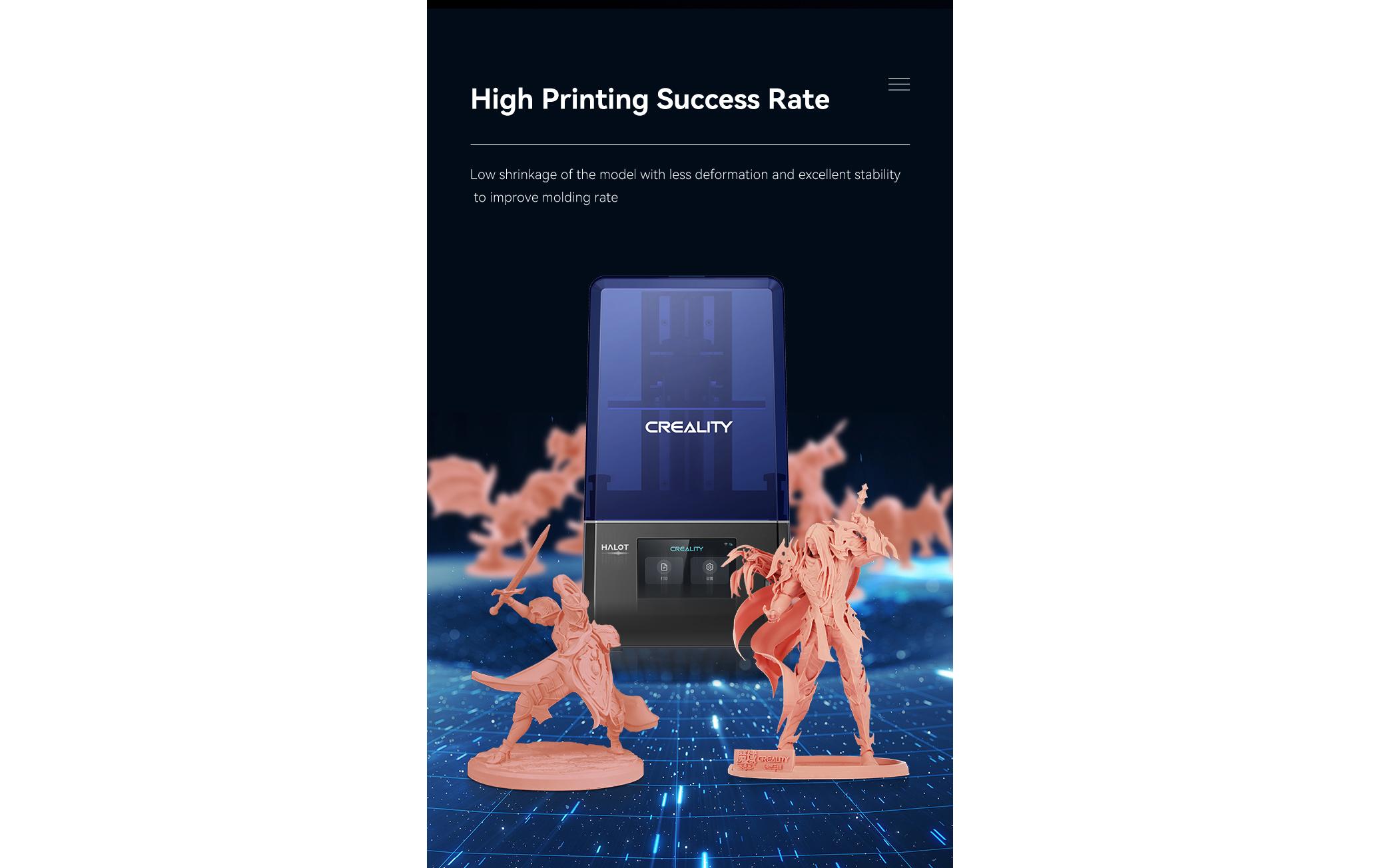 Creality Resin LCD Modellbau, 1000 g, Mattorange