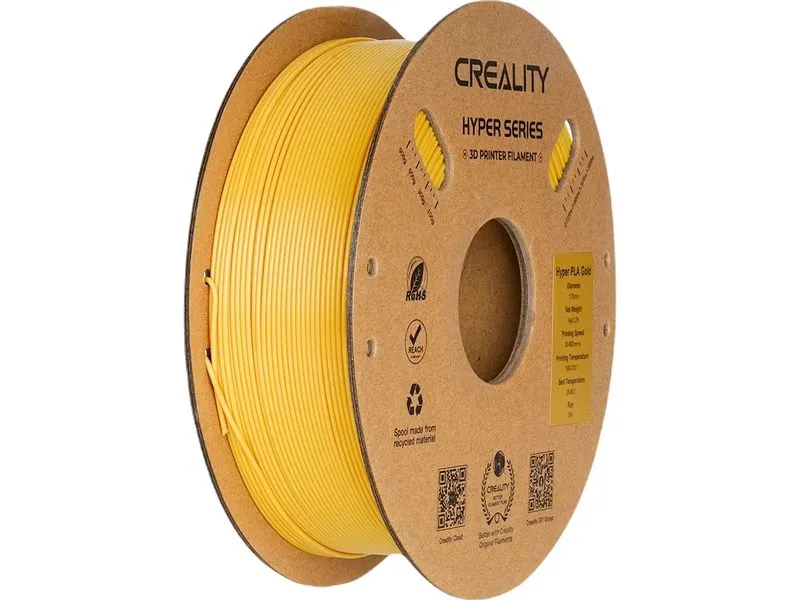 Creality Filament PLA Hyper, Gold, 1.75 mm, 1 kg Creality Filament PLA Hyper, Gold, 1.75 mm, 1 kg