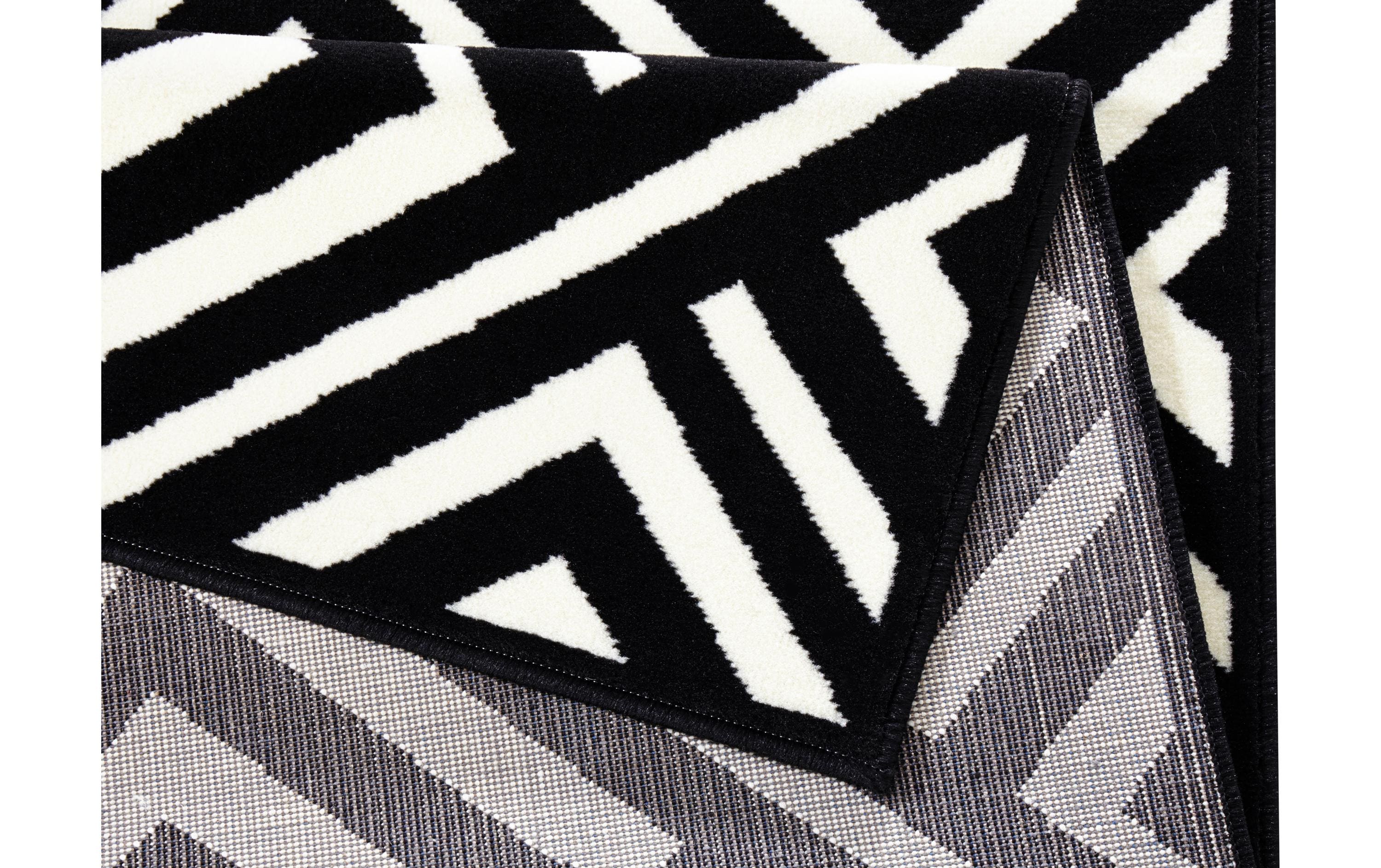 Hanse Home Teppich Art 160 cm x 230 cm, Crème/Schwarz