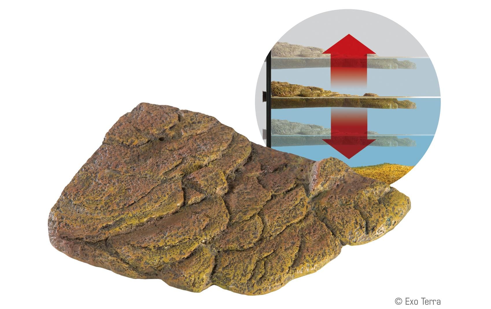 Exo Terra Dekorfelsen Turtle Bank, L