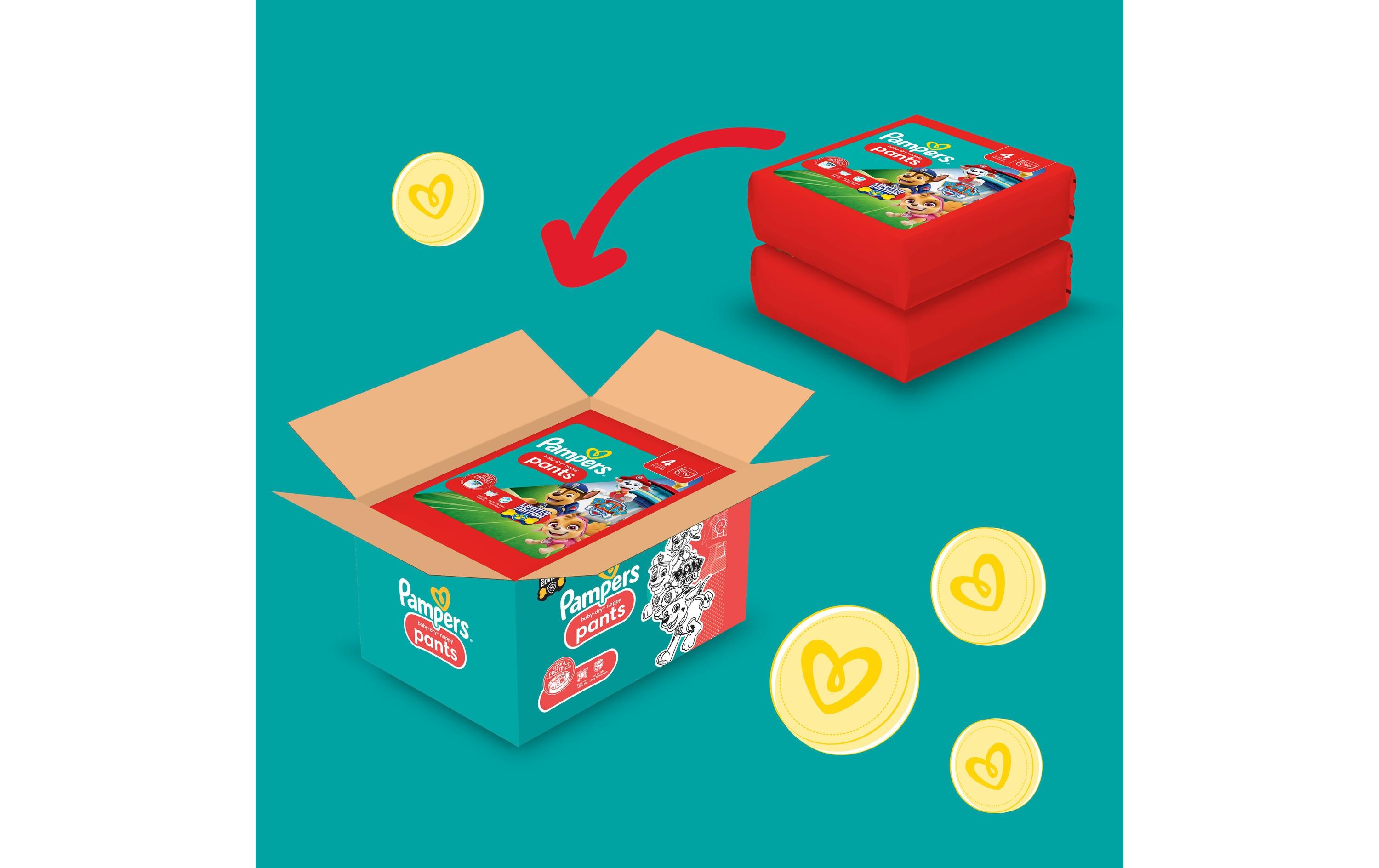 Pampers Windeln Baby Dry Pants Paw Patrol Maxi Grösse 4 Pampers Windeln Baby Dry Pants Paw Patrol Maxi Grösse 4