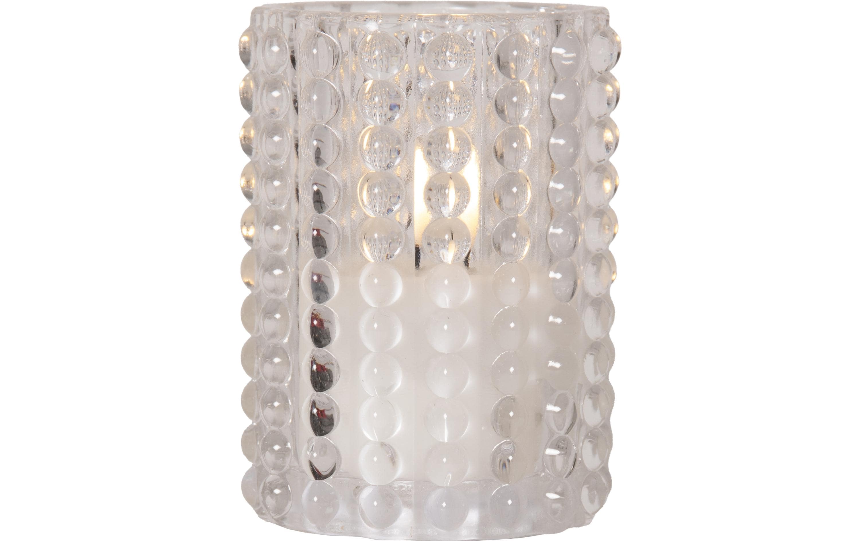 Star Trading LED-Kerze Flamme Dotty, Transparent, 13 cm Star Trading LED-Kerze Flamme Dotty, Transparent, 13 cm