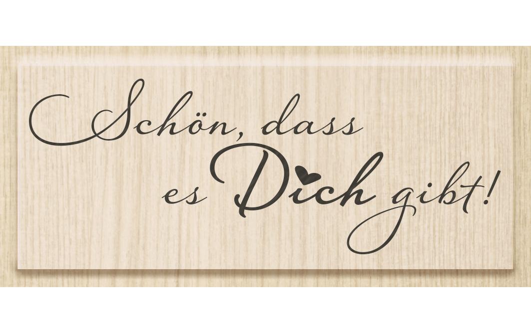 Heyda Stempel Schön dass es Dich gibt 1 Stück