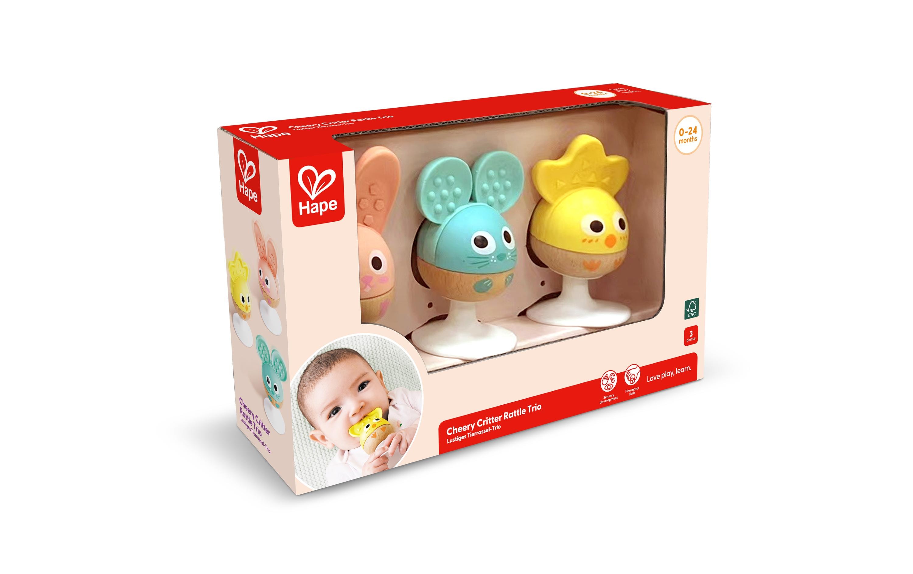 Hape Lustiges Tierrassel-Trio