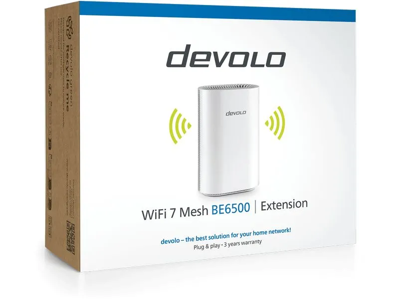 devolo WiFi 7 Mesh BE6500 Dual-Band Extension