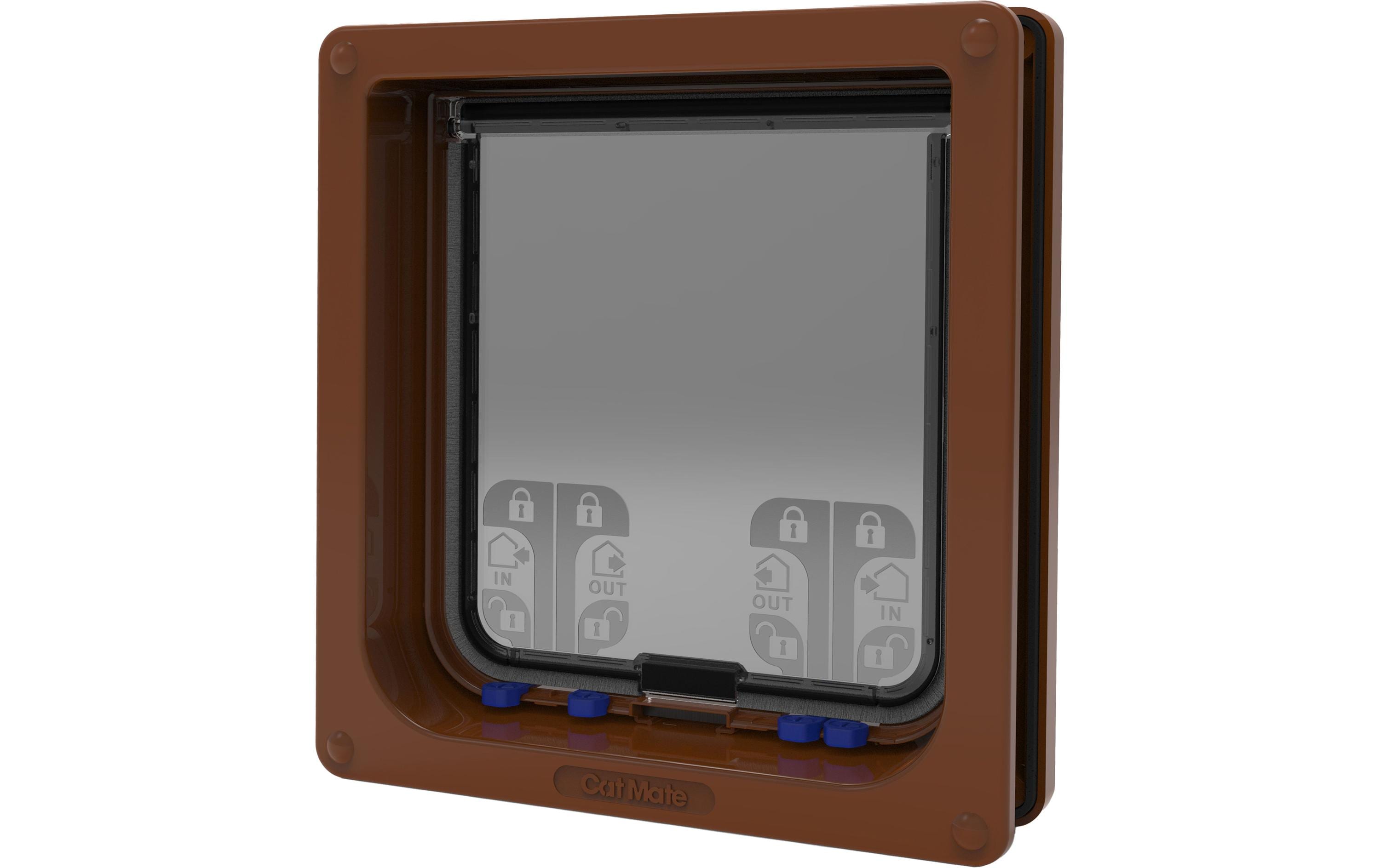 Cat Mate Freilauftür 4-Wege XL Braun Cat Mate Freilauftür 4-Wege XL Braun