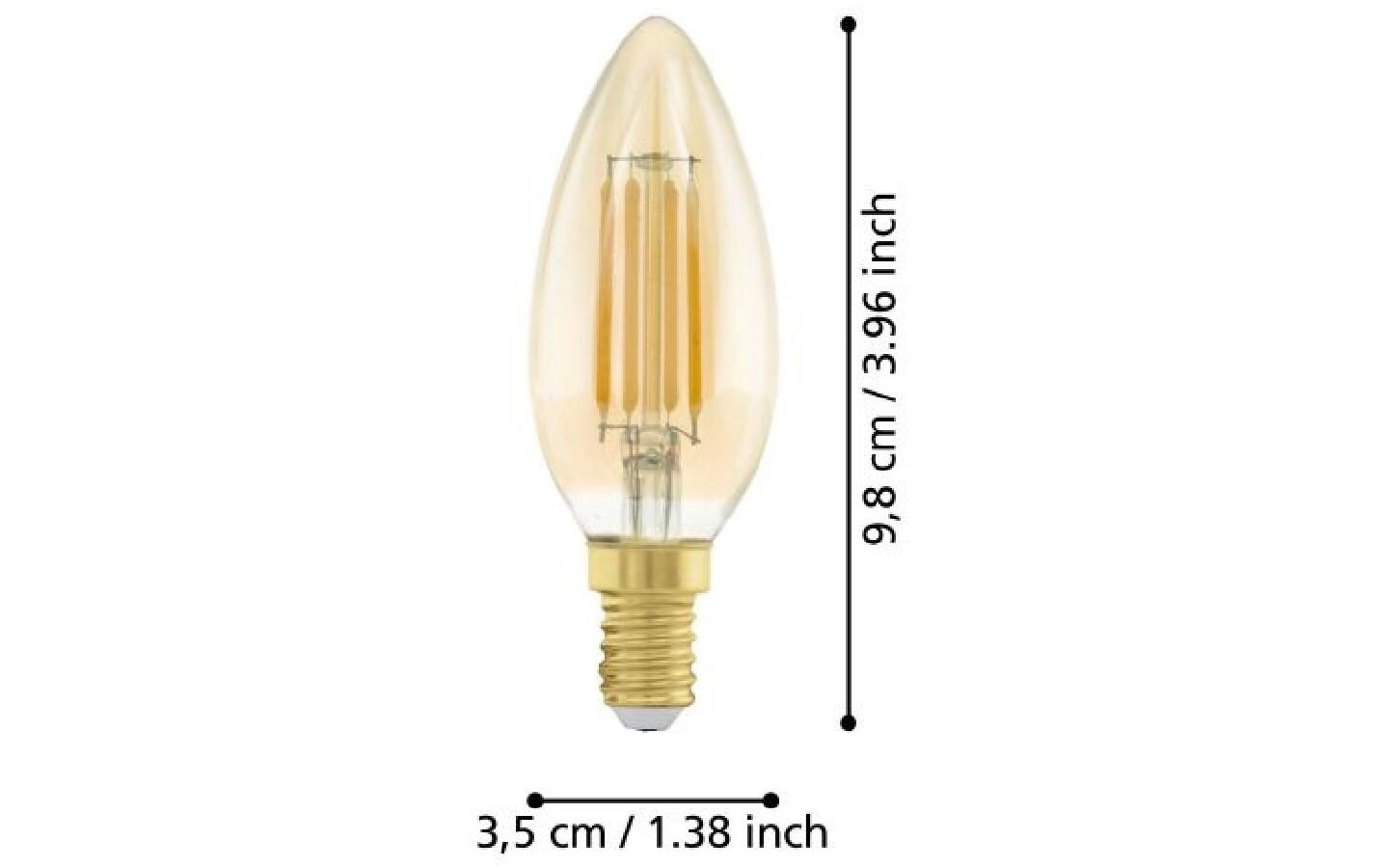 EGLO Leuchten Lampe 4 W E14 Warmweiss