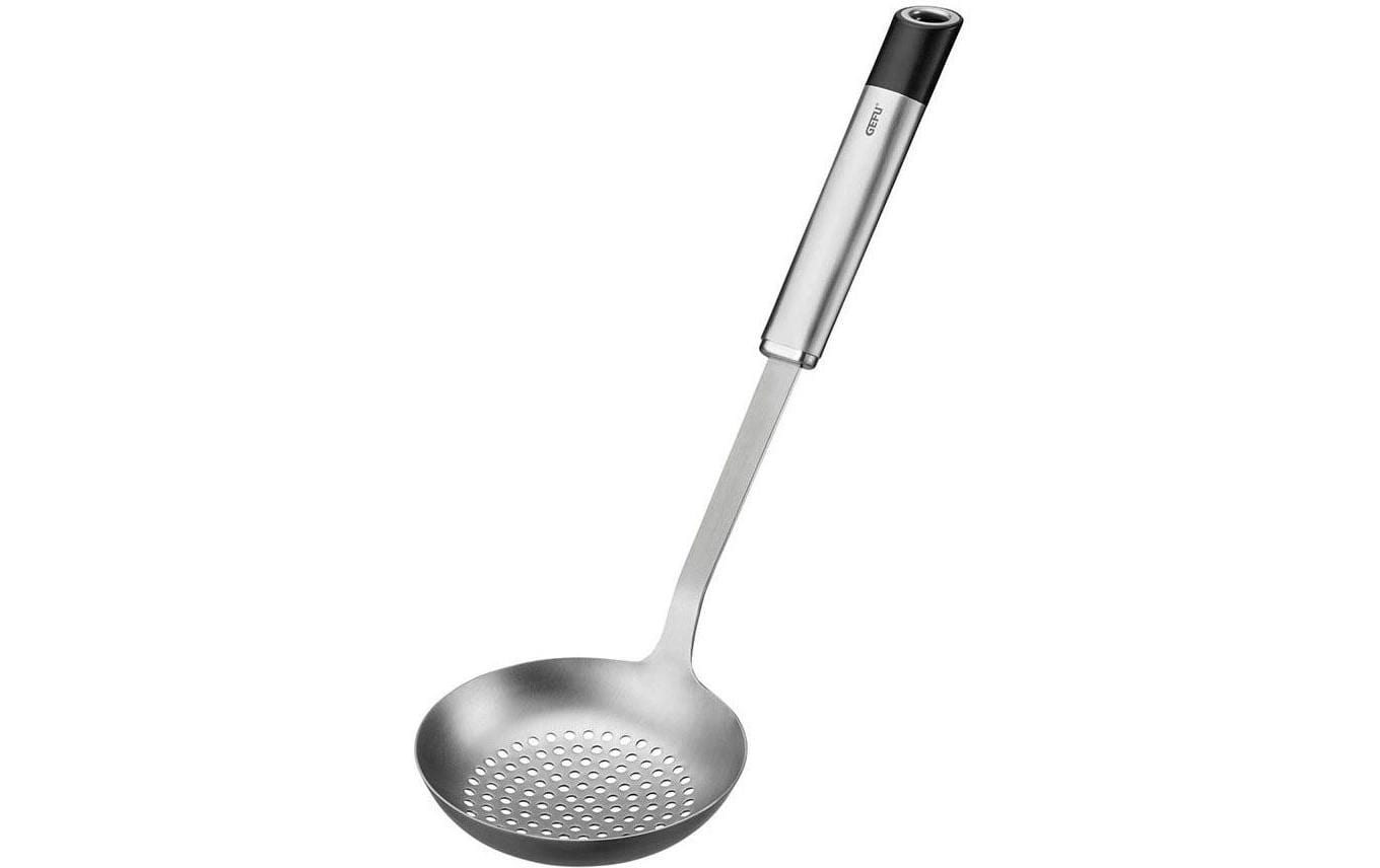 GEFU Schaumlöffel Primeline 32.8 cm, Schwarz/Silber