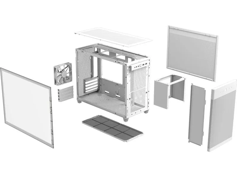 ASUS PC-Gehäuse AP201 MicroATX TG Weiss ASUS PC-Gehäuse AP201 MicroATX TG Weiss
