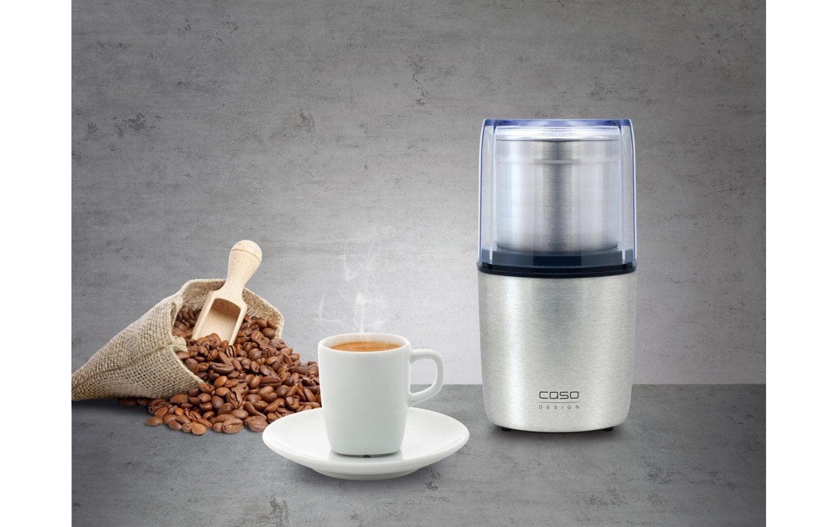 Caso Kaffeemühle Coffee Flavour Silber