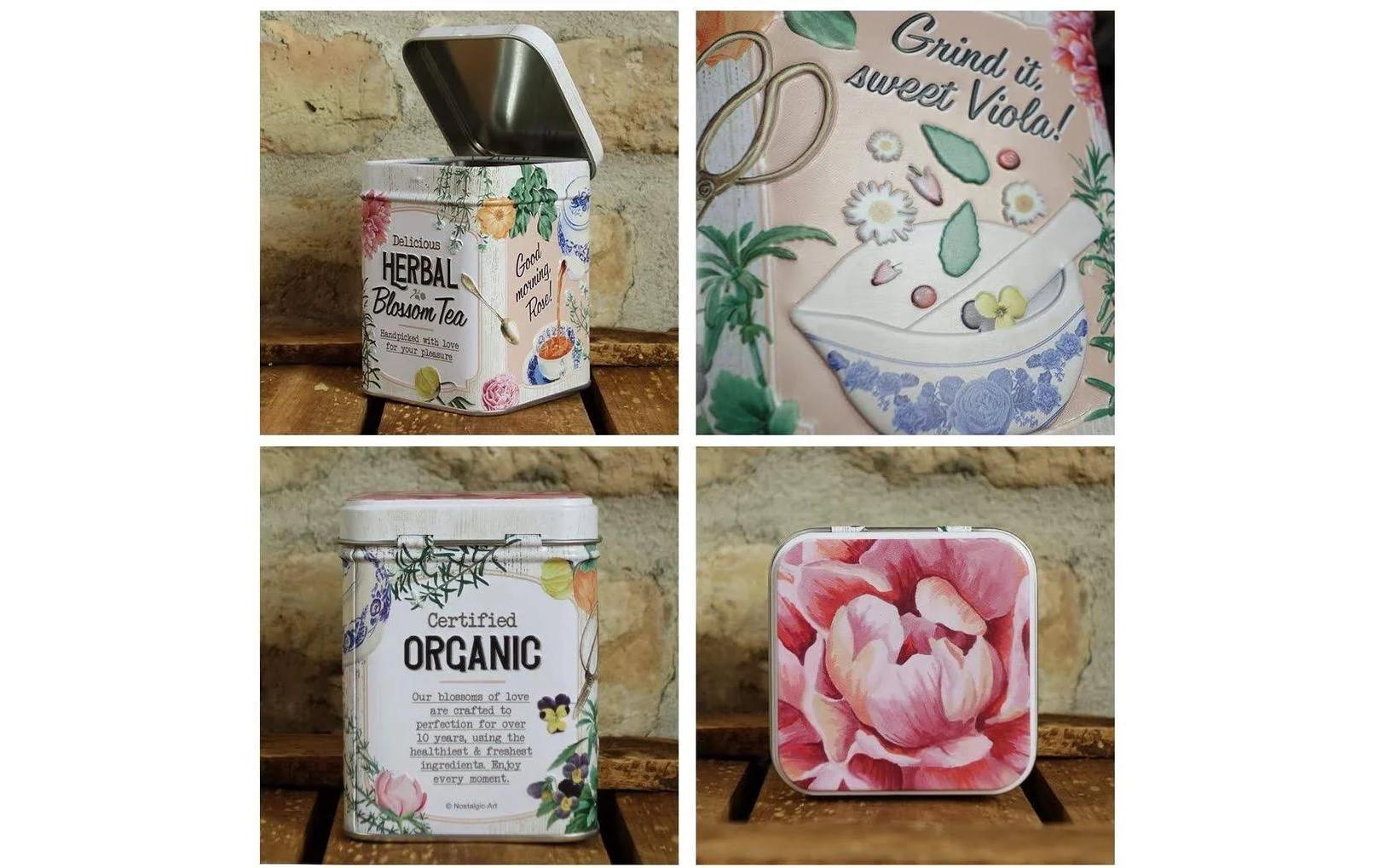 Nostalgic Art Teebeutel-Box Herbal Blossom Tea Mehrfarbig