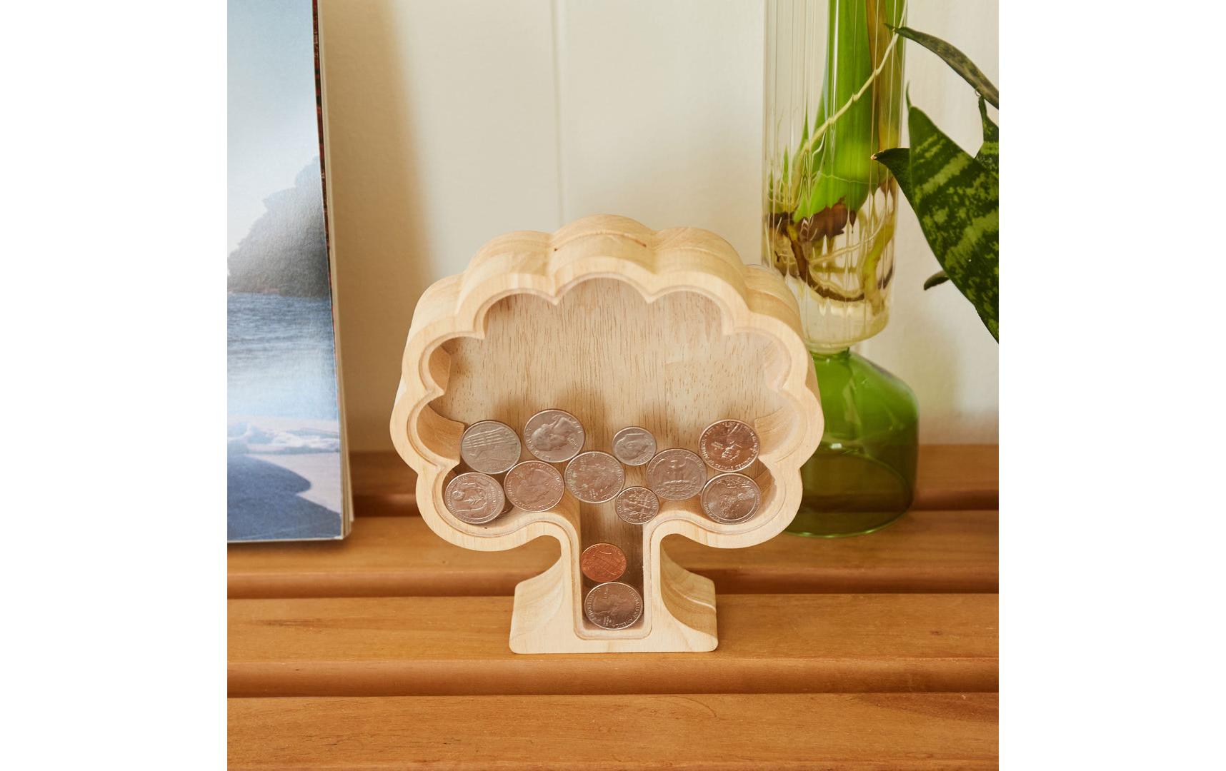 Kikkerland Spardose Money Tree Baum