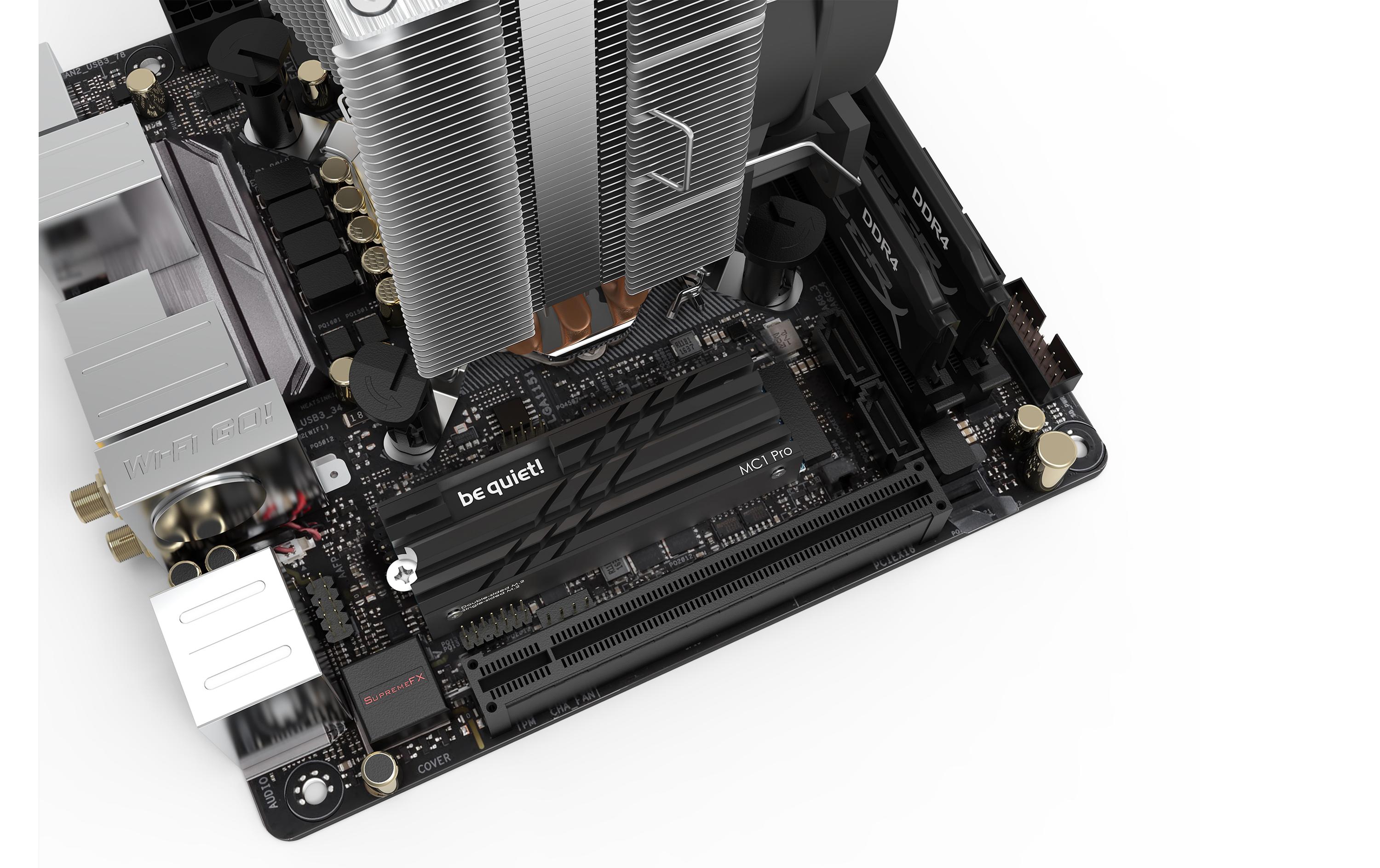 be quiet! M.2-Kühlkörper MC1 Pro be quiet! M.2-Kühlkörper MC1 Pro