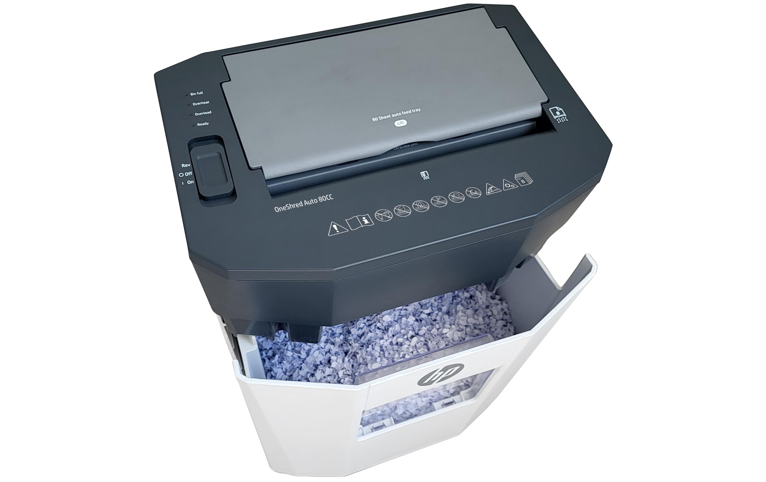 HP Aktenvernichter One Shredder Auto 80 CC, Sicherheitsstufe 4