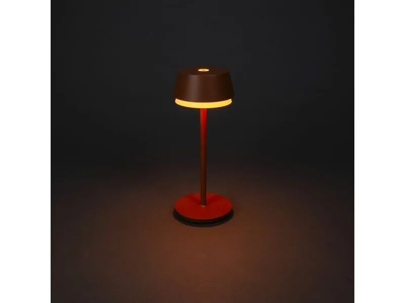 Konstsmide USB-Tischleuchte Lyon Terracotta, 2700-4000 K / RGB dimmbar