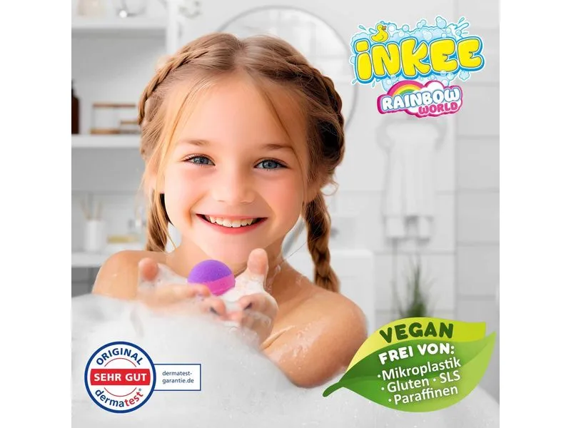 Craze Badekugel Inkee Rainbow World 3 Stück Craze Badekugel Inkee Rainbow World 3 Stück