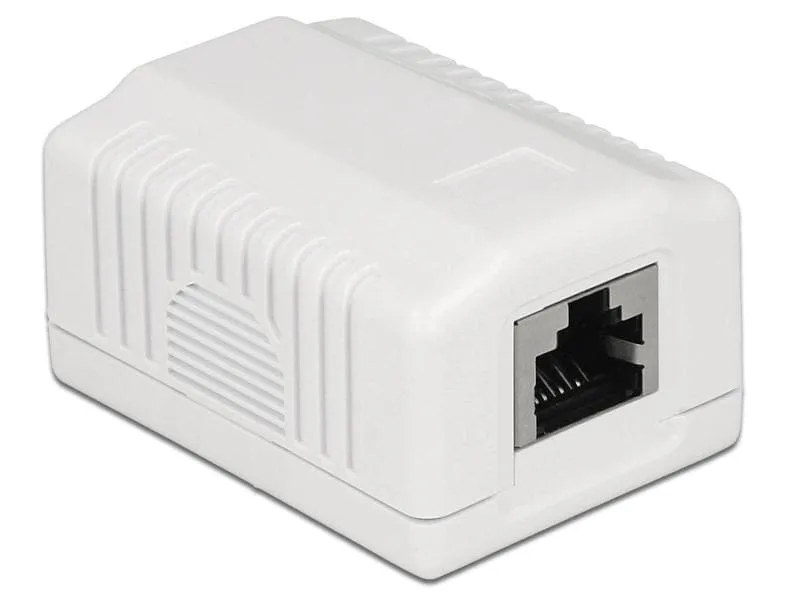 Delock Gehäuse RJ45 Cat.6A LSA 1-fach Delock Gehäuse RJ45 Cat.6A LSA 1-fach