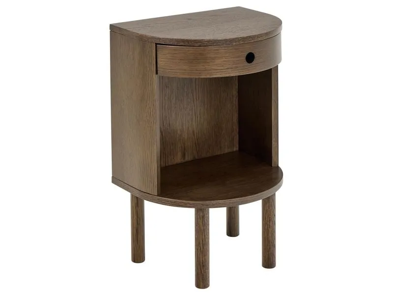 AC Design Nachttisch Paron Dunkelbraun, 40 x 31.5 x 60 cm