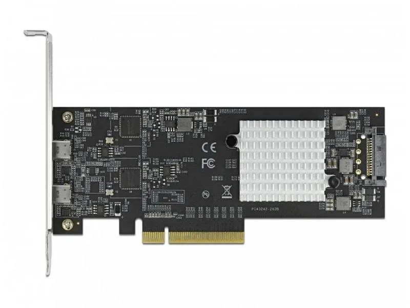 Delock PCI-Express-Karte USB 3.2 Gen2x2 - 2x USB-C