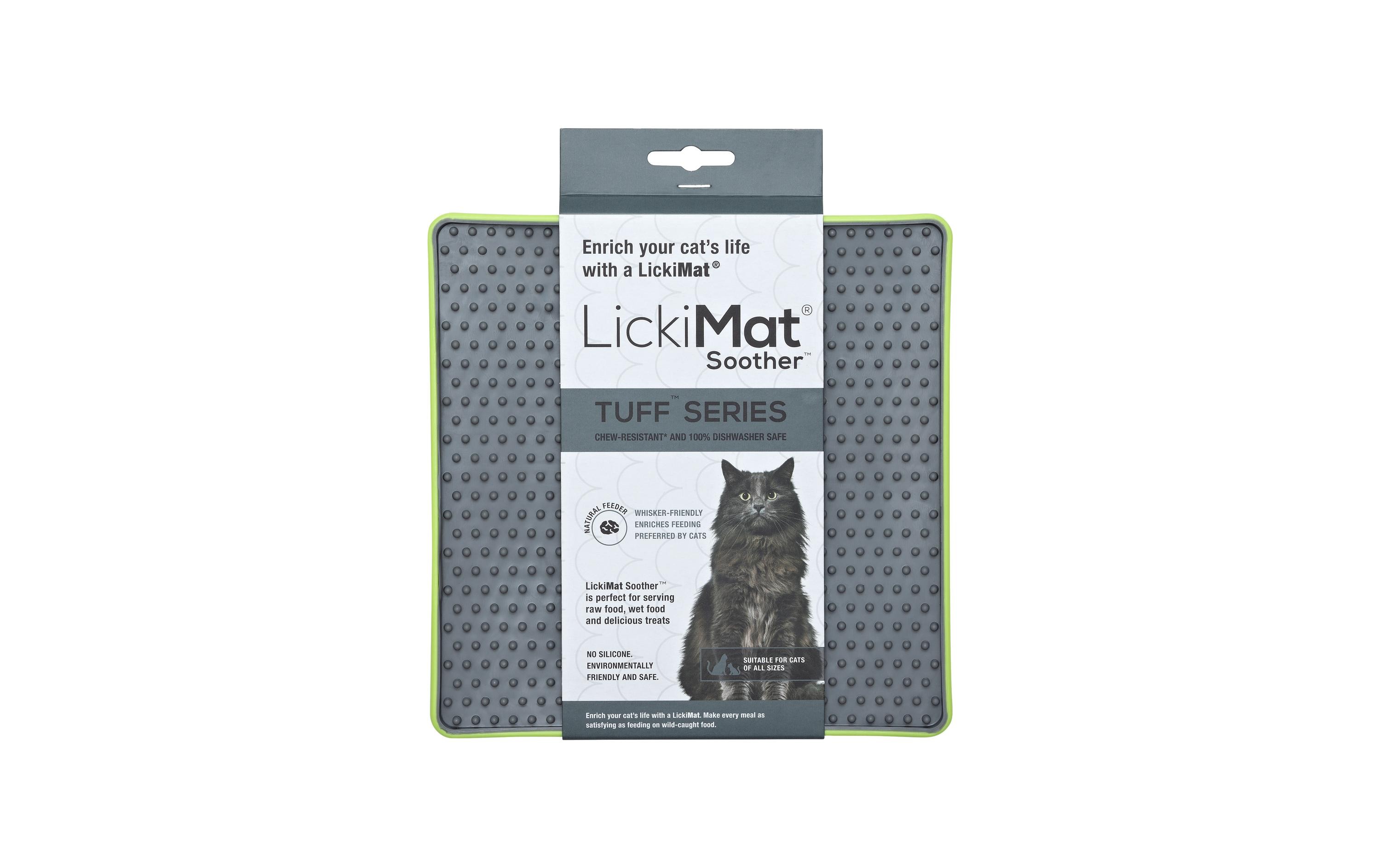LickiMat Futtermatte Cat Soother Tuff, 20 x 20 cm, Grün LickiMat Futtermatte Cat Soother Tuff, 20 x 20 cm, Grün