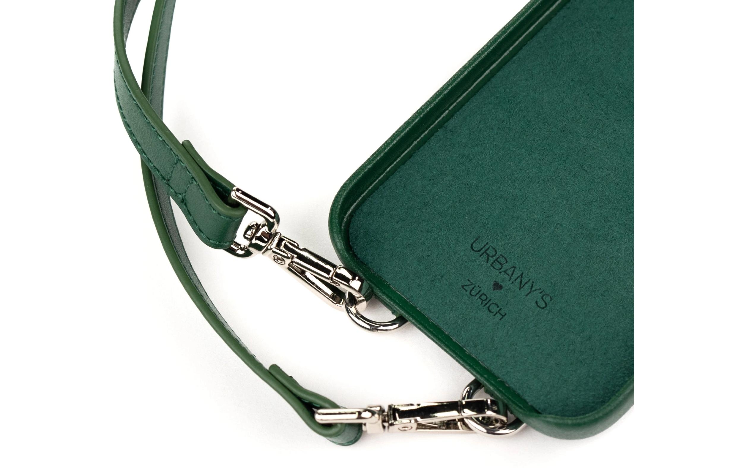 Urbany's Necklace Case Handekette+ iPhone 15 Racing Green