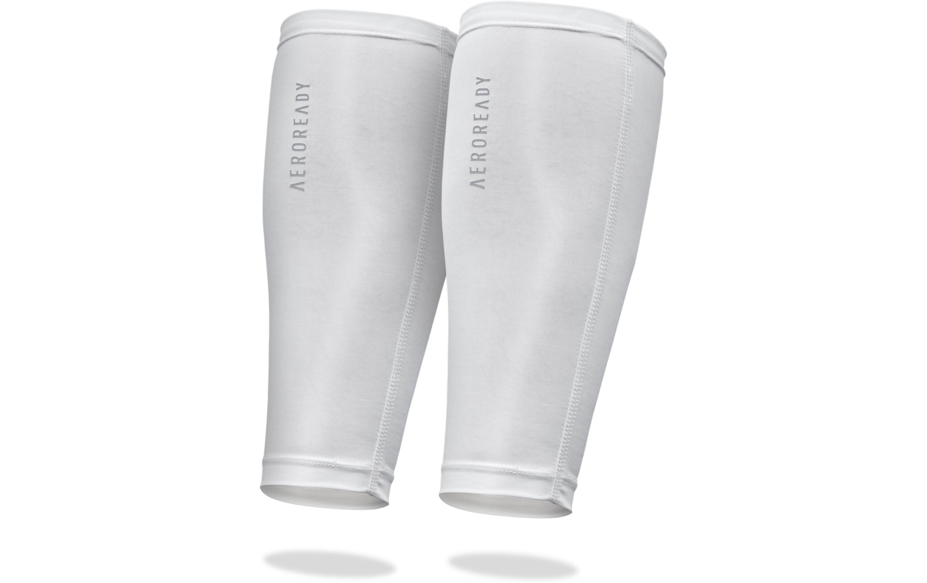 adidas Compression Calf Sleeves Weiss, L-XL