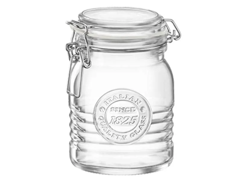 Bormioli Rocco Einmachglas Officina 1825 750 ml, 6 Stück 