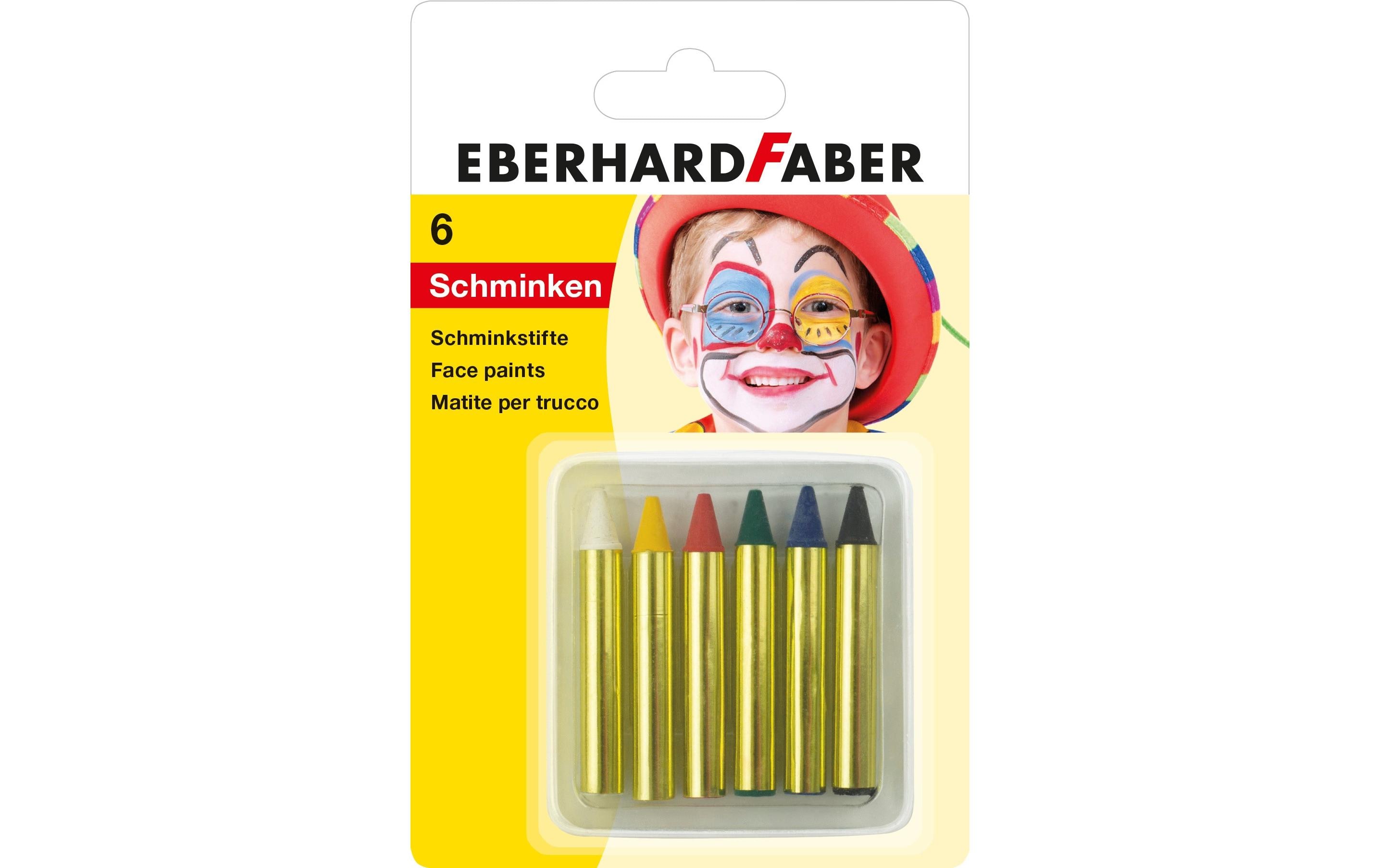 Eberhard Faber Schminkfarbe kurz 6 Stück Eberhard Faber Schminkfarbe kurz 6 Stück
