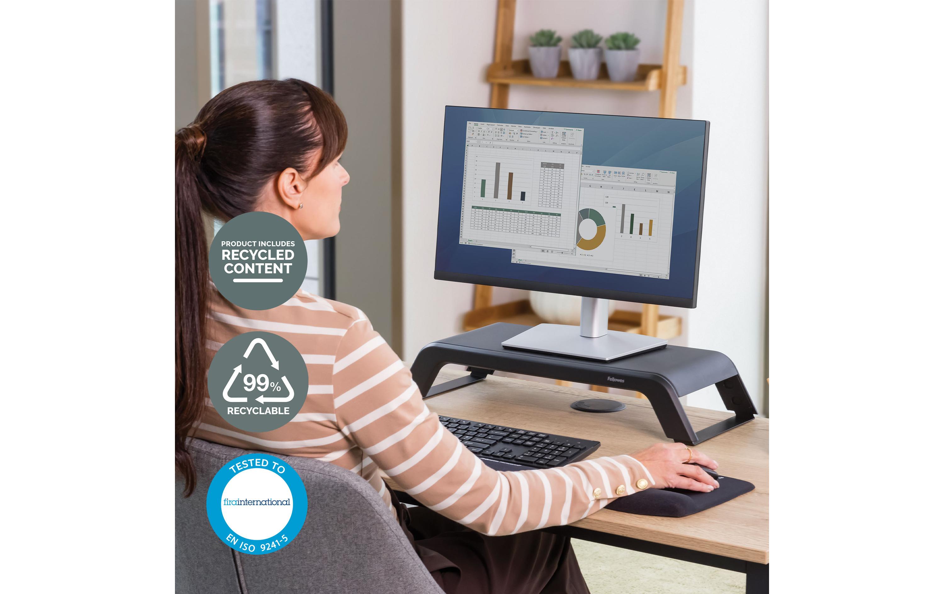 Fellowes Monitor-Standfuss Hana LT Schwarz