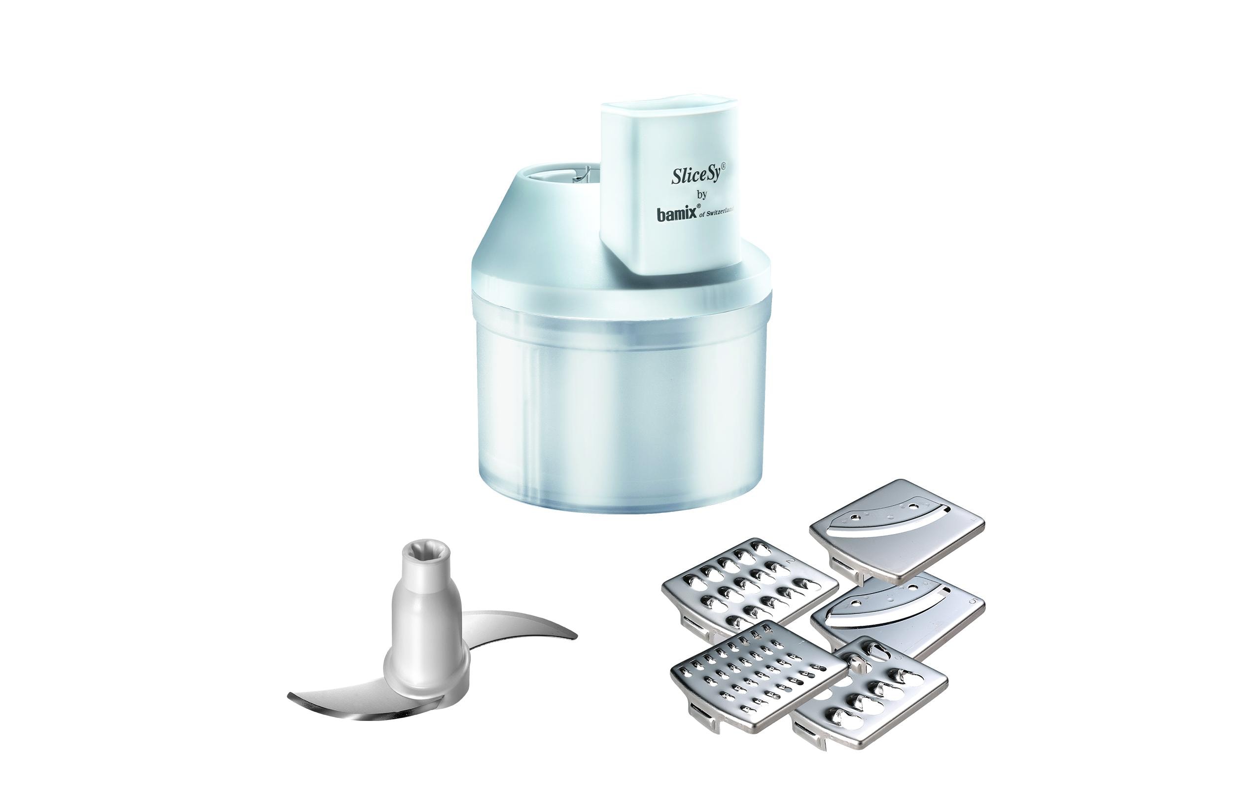 Bamix Zerkleinerer-Aufsatz SliceSy Weiss
