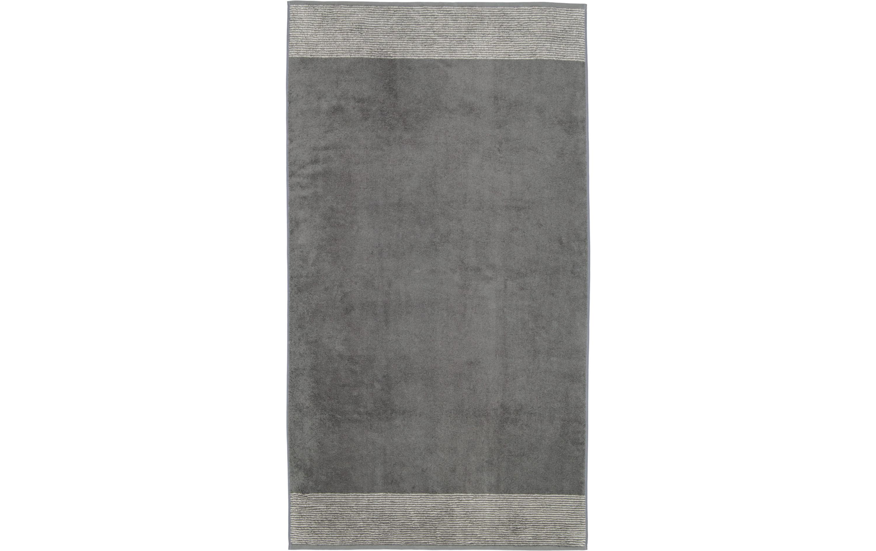 Cawö Duschtuch Two Tone 80 x 150 cm, Schiefer