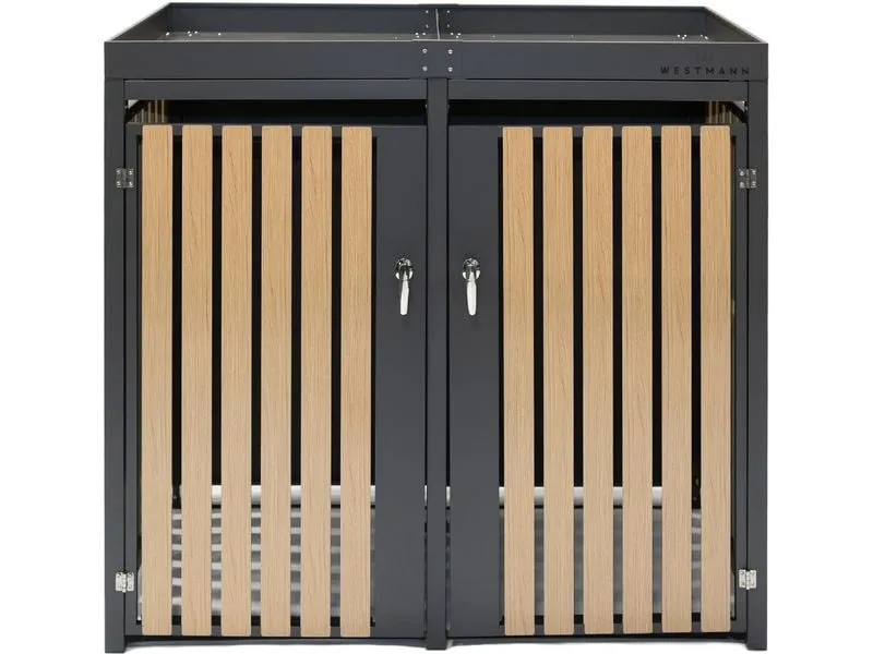 WESTMANN Gartenbox Braun/Anthrazit