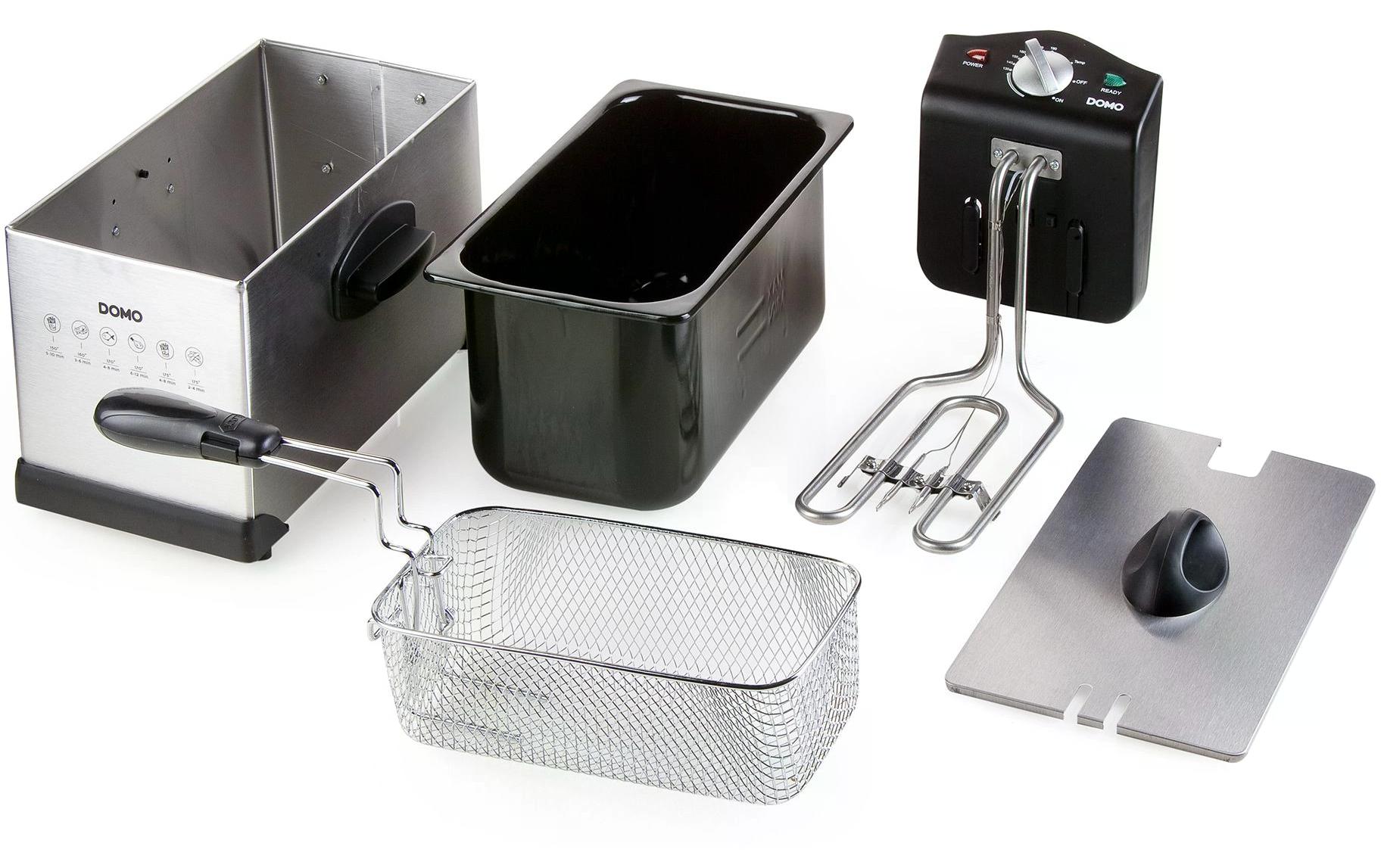 Domo Fritteuse DO514FR 3 l, Silber