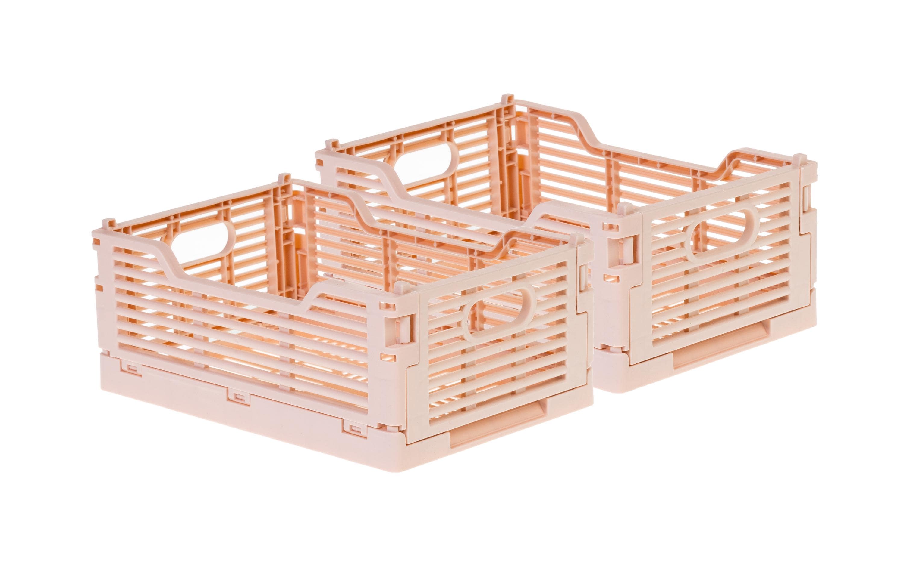 COCON Klappbox 22 x 15 x 9 cm 2 Stück, Rosa