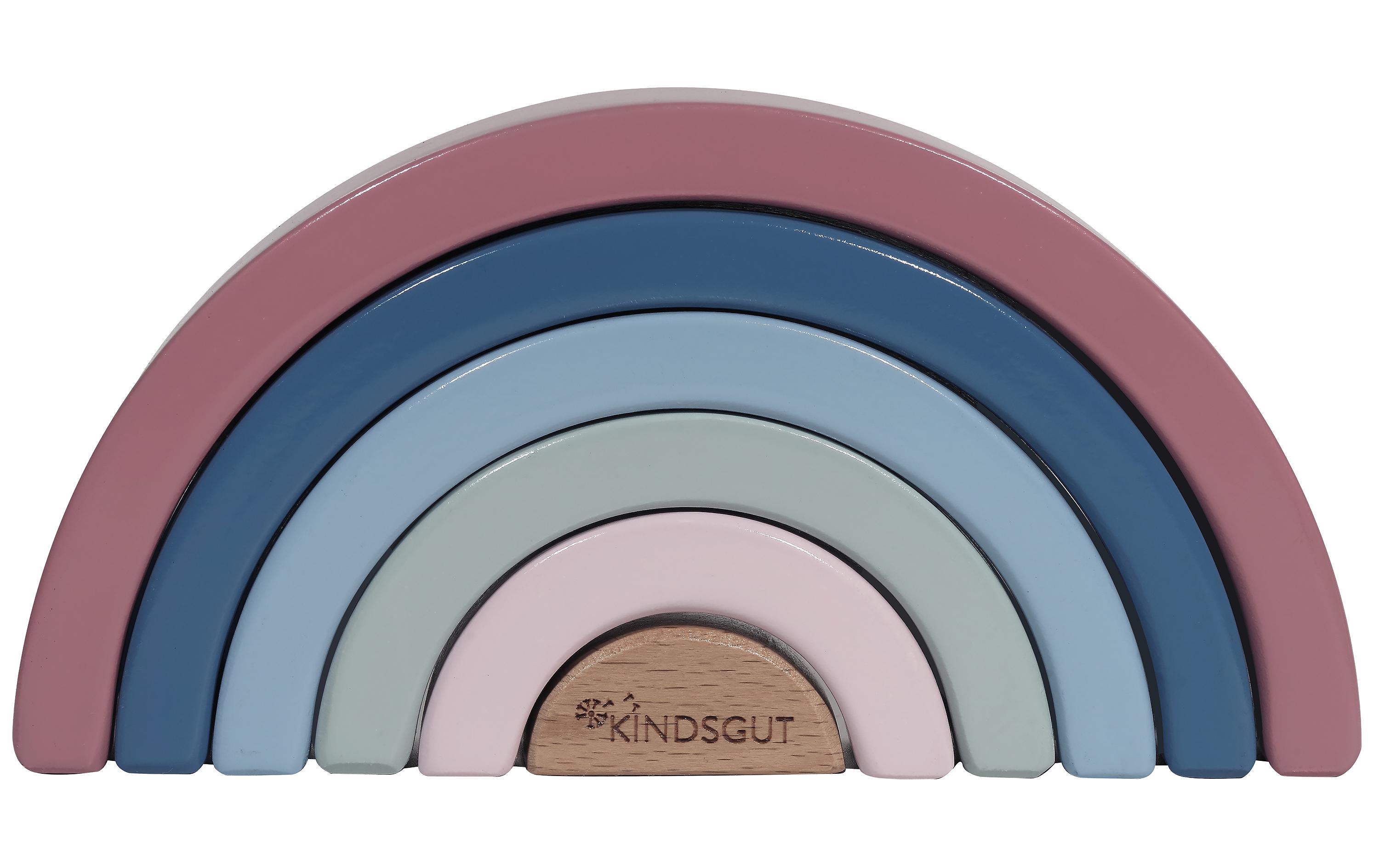 Kindsgut Stapelspielzeug Holz-Regenbogen Kindsgut Stapelspielzeug Holz-Regenbogen