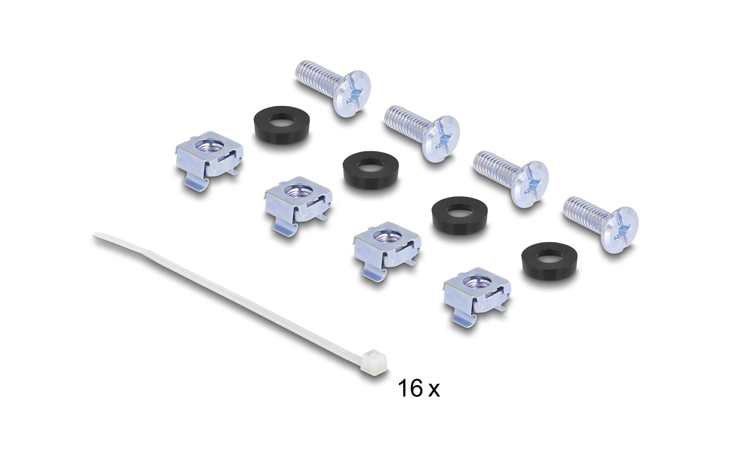 Delock Patchpanel Keystone 16 Port 1 HE 19 Rack