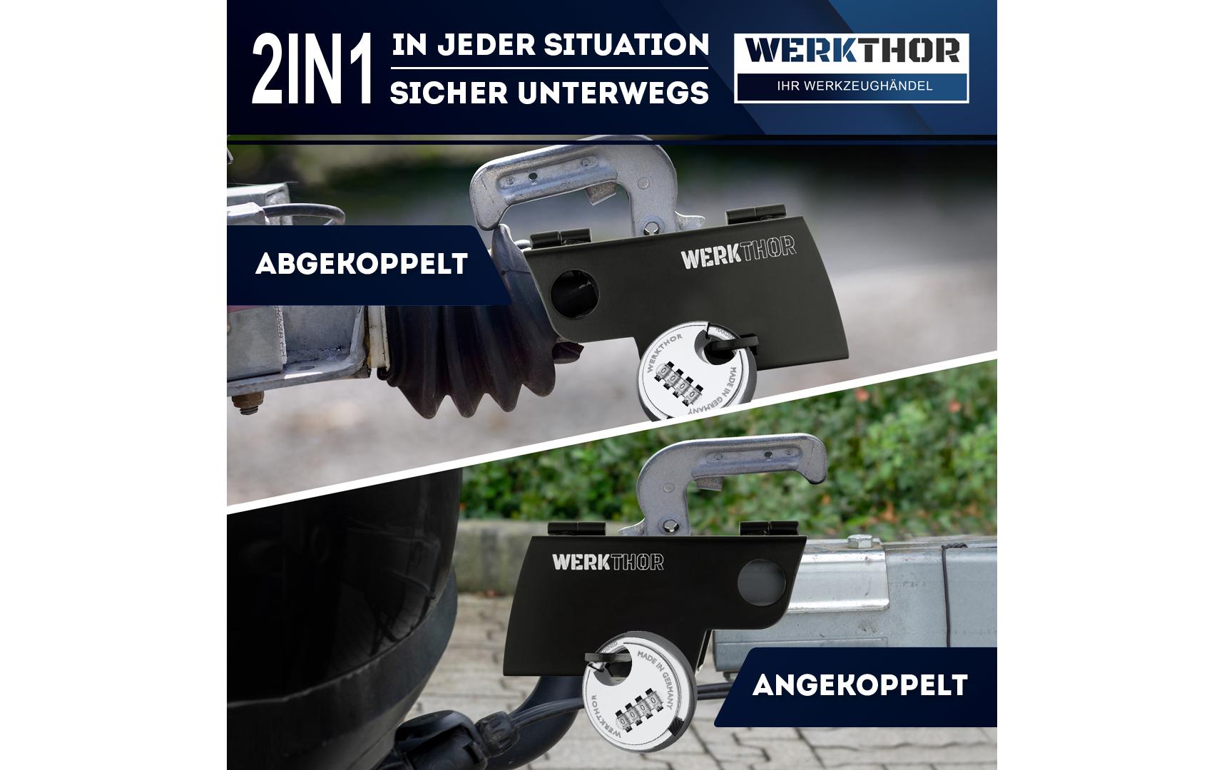 Werkthor Edelstahl Anhängerschloss