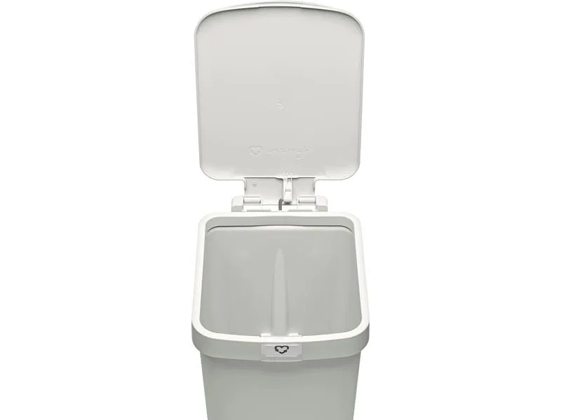 Brabantia Recyclingbehälter StepUp 16 l, Hellgrau Brabantia Recyclingbehälter StepUp 16 l, Hellgrau
