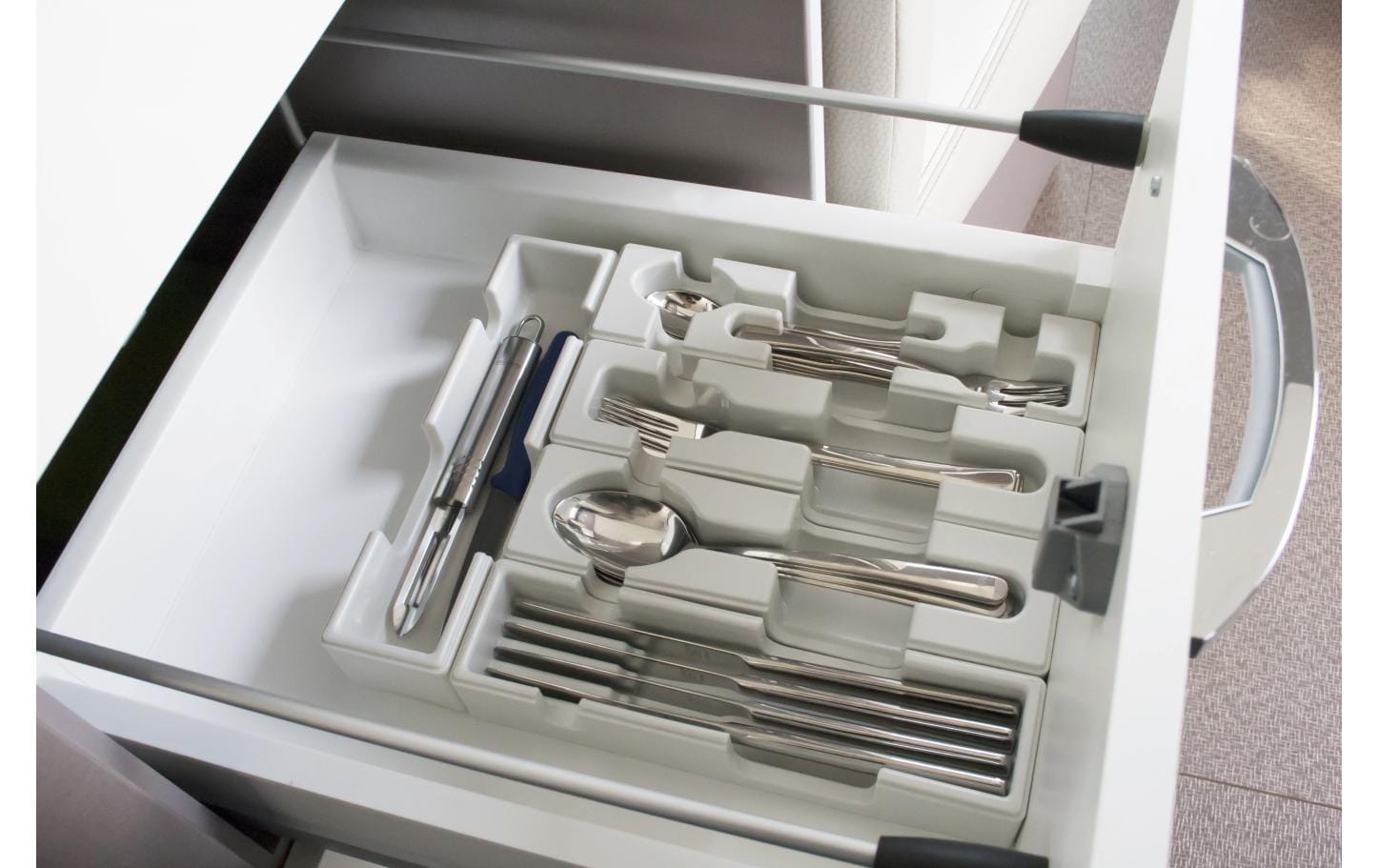 purvario Besteckeinsatz Kontura On-Top 4-teilig