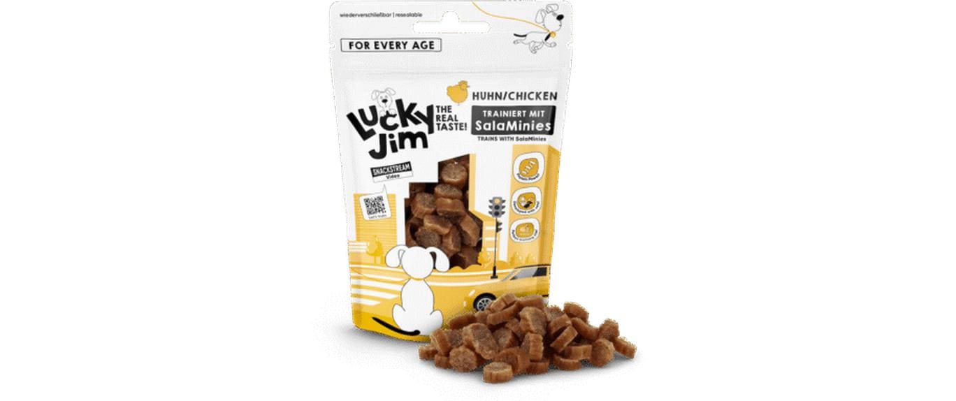 Lucky Jim Leckerli SalaMinies Huhn 70 g