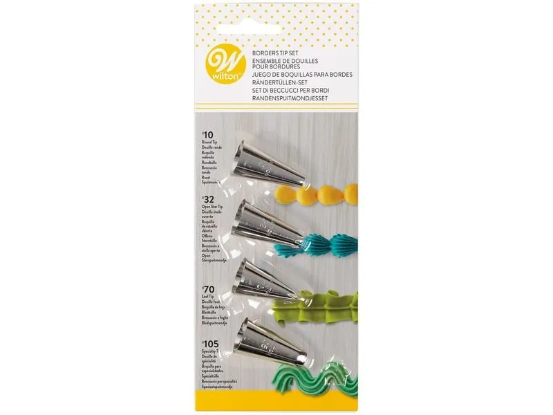 BackshopSchweiz Wilton Border Tüllen Set #10, #32, #70, #105 BackshopSchweiz Wilton Border Tüllen Set #10, #32, #70, #105