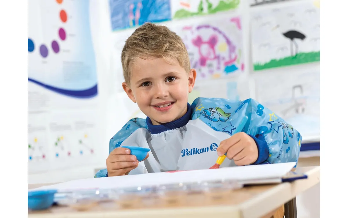 Pelikan Malschürze für Kinder Blau Pelikan Malschürze für Kinder Blau