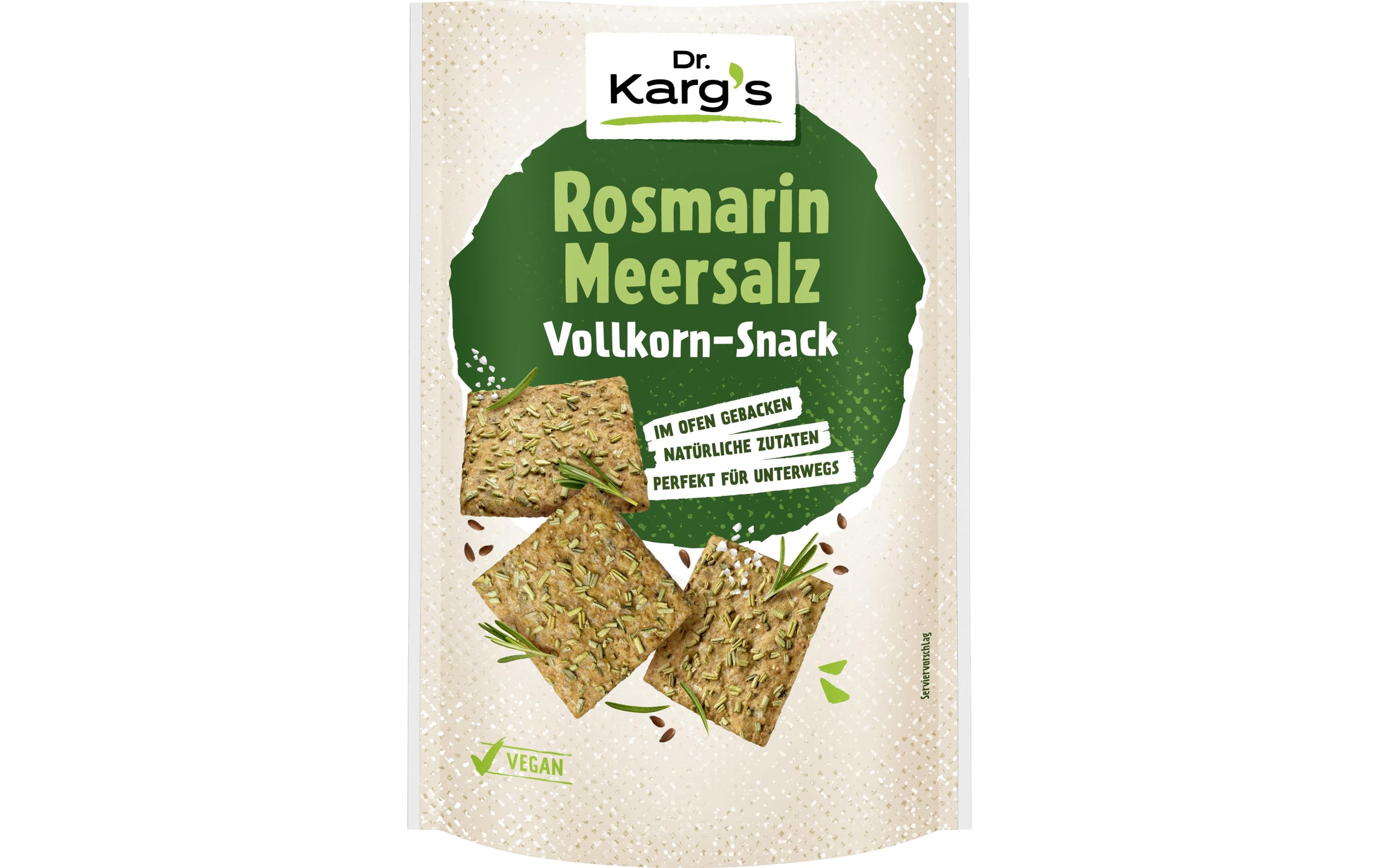 Dr. Karg's Vollkorn Snack Rosmarin Meersalz 110 g